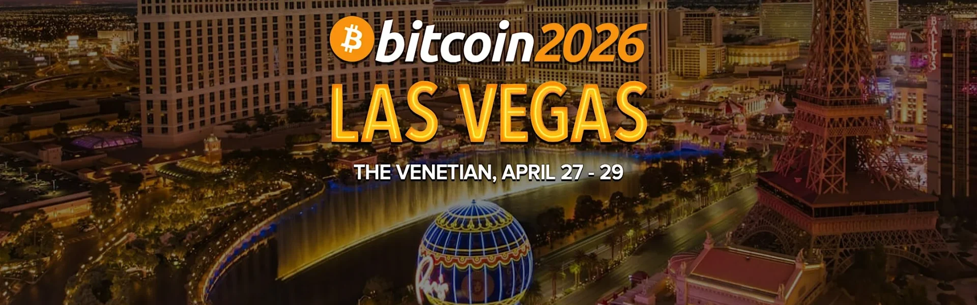 Bitcoin berdiri di 79.368 dolar saat Bitcoin Conference Las Vegas dibuka 27 April 2026 dengan FOMC terakhir Powell besok