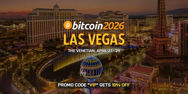 Bitcoin berdiri di 79.368 dolar saat Bitcoin Conference Las Vegas dibuka 27 April 2026 dengan FOMC terakhir Powell besok