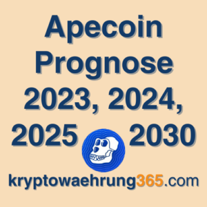 Apecoin Prognose 2023, 2024, 2025 - 2030
