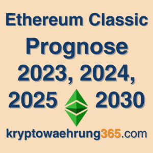 Ethereum Classic Prognose 2023, 2024, 2025 - 2030