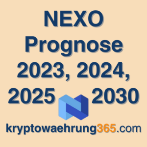 NEXO Prognose 2023, 2024, 2025 - 2030