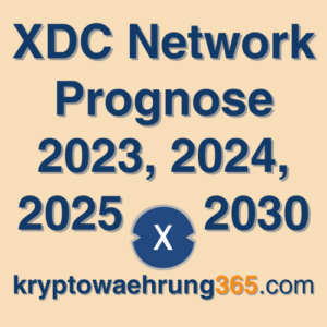 XDC Network Prognose 2023, 2024, 2025 - 2030
